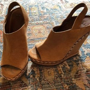 Boutique9 Leather Wedges